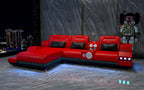 Celsius Mini Modern Leather Sectional