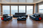 Elliot Modern Leather Sofa Set