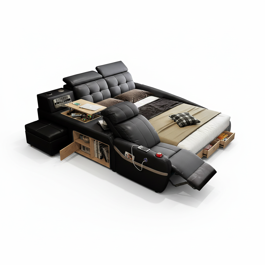 Monica Multifunctional Smart Bed - 主视图