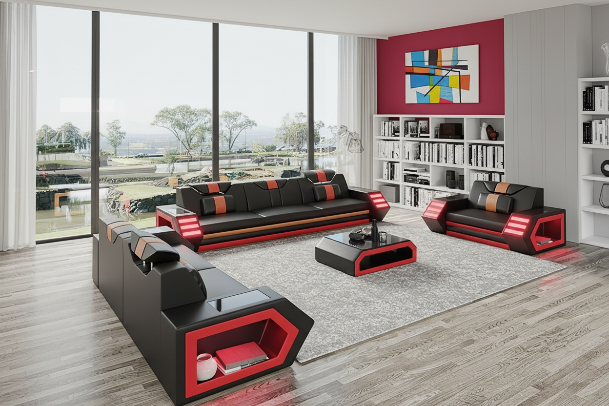 Steffi minimalist crimson